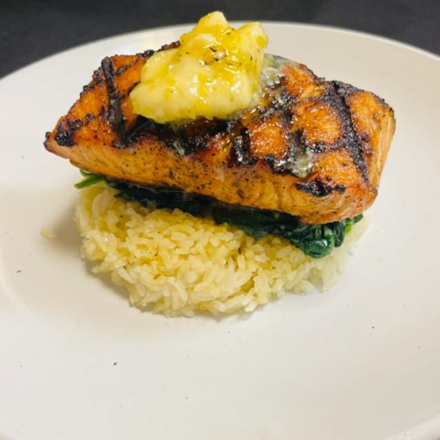 Dinner Spice Rack Grilled Salmon.