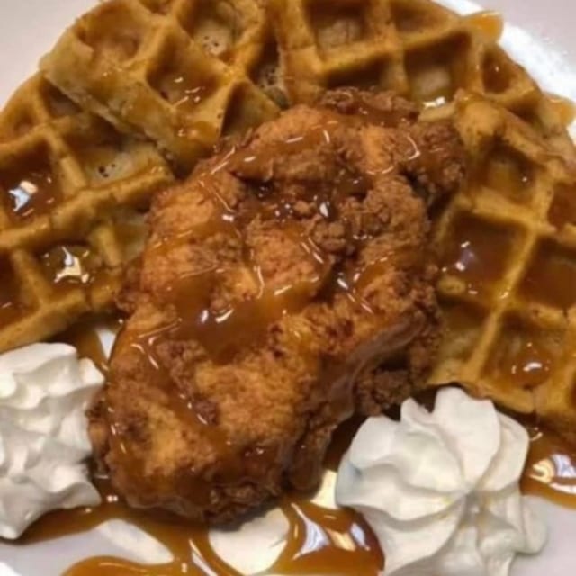 Duck's Chicken & Waffle.