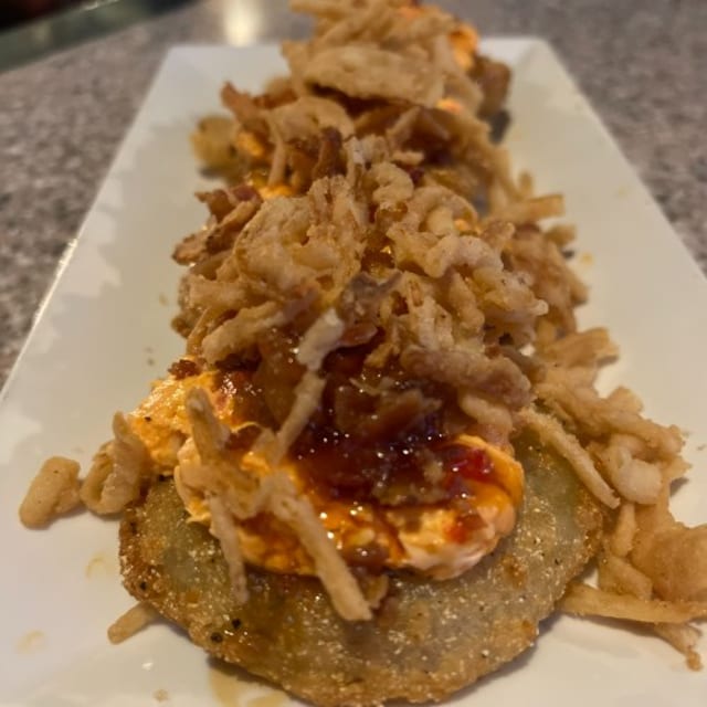 Lunch Fried Green Tomatoes Plate.