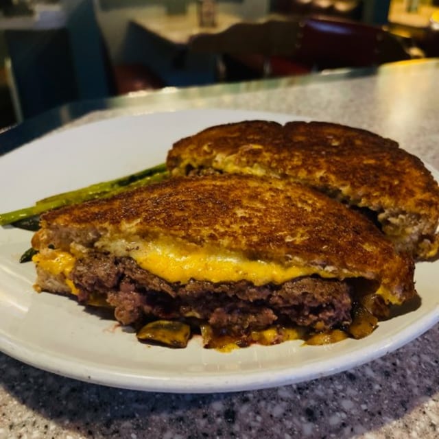 Lunch Patty Melt Burger.