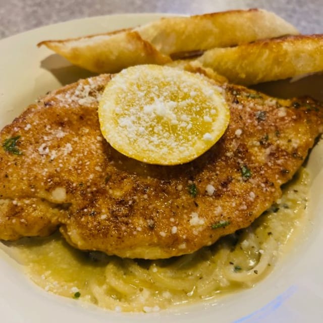 Lunch Chicken Piccata.